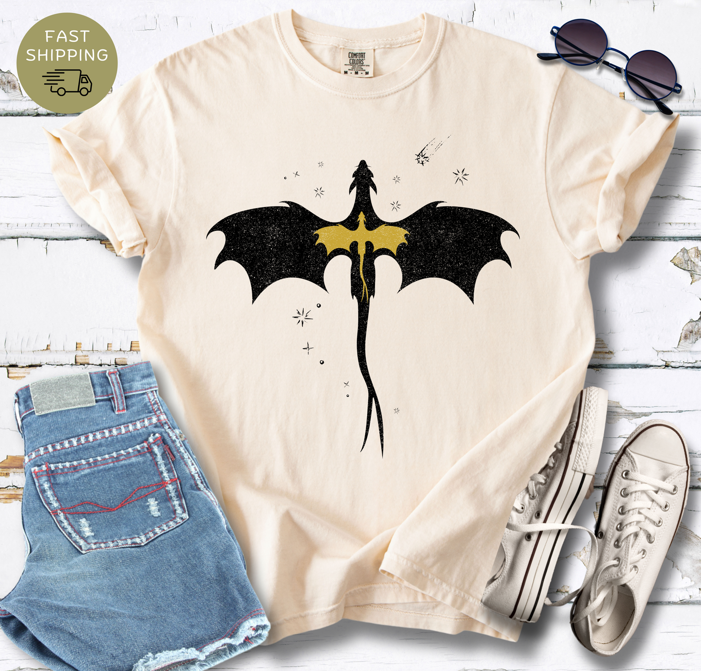 Dragons With Stars  T-shirt