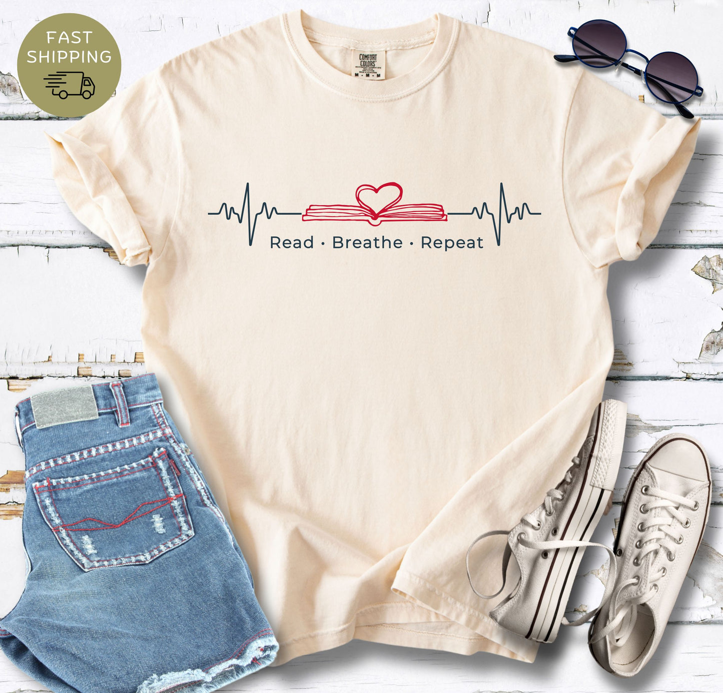 Read - Breath - Repeat T-shirt