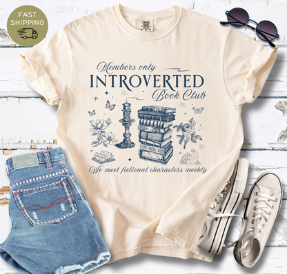 Introverted Book Club T-shirt