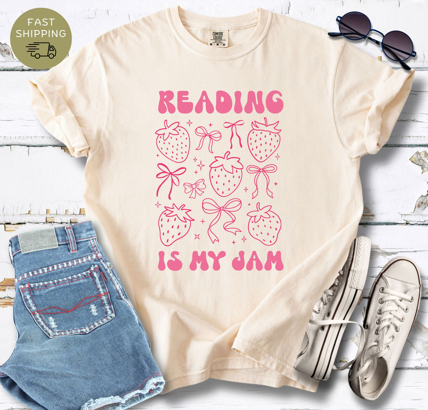 Reading is My Jam T-shirt