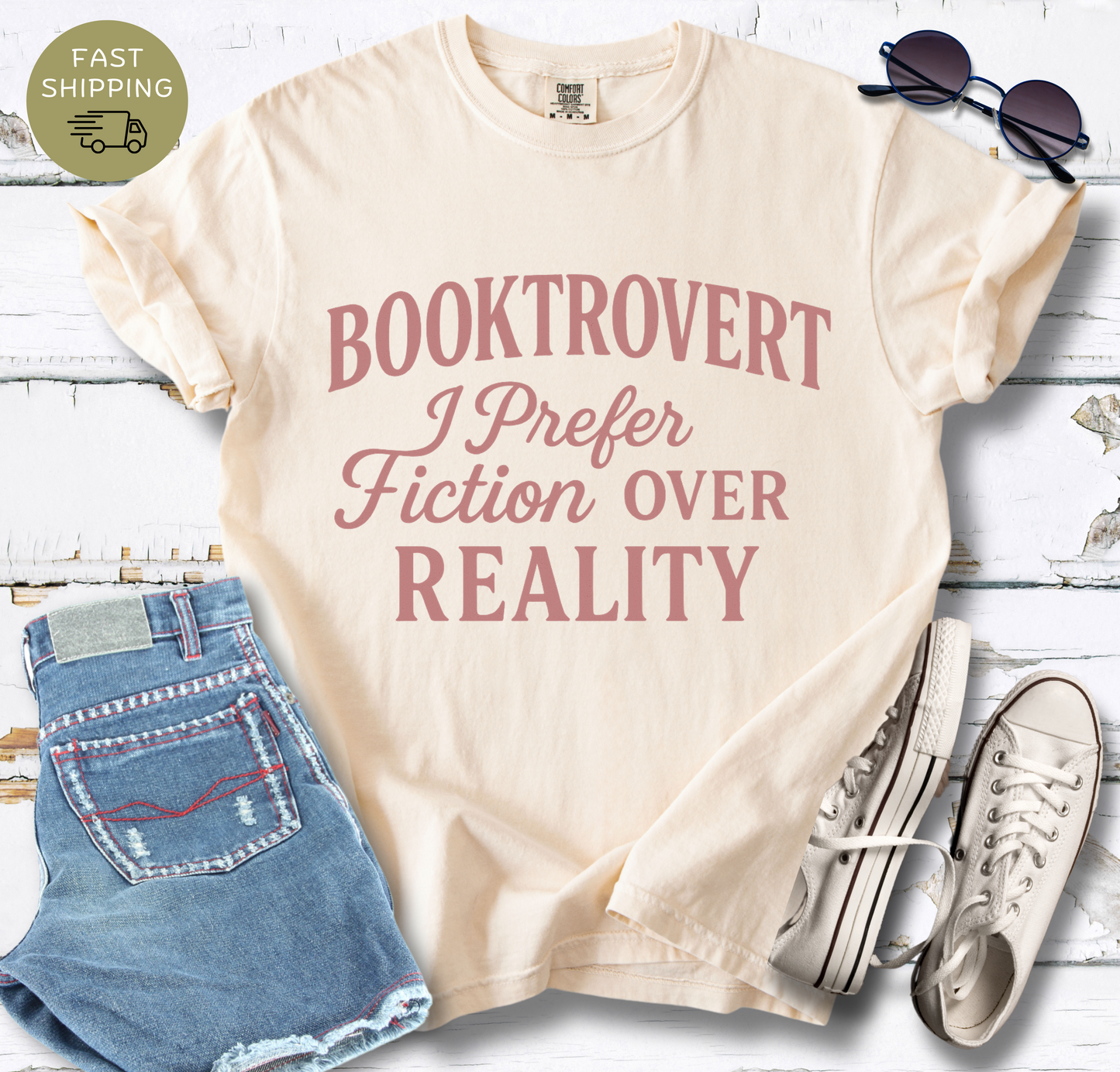 I Prefer Fiction Over Reality T-shirt