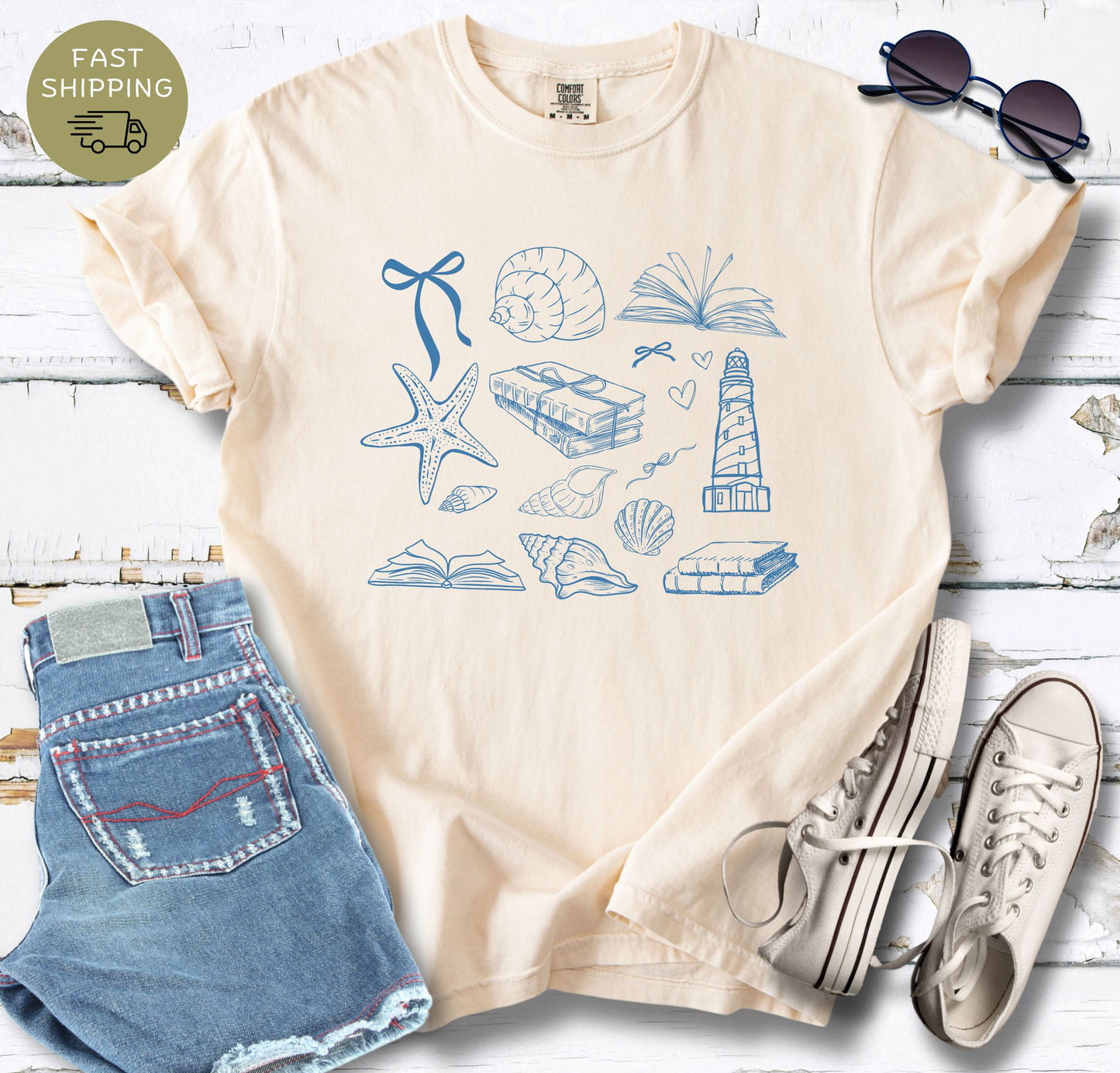 Salty Book Girl T-shirt