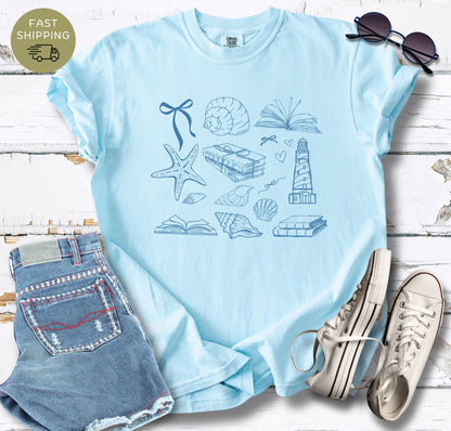 Salty Book Girl T-shirt