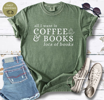 Coffee & Books T-shirt