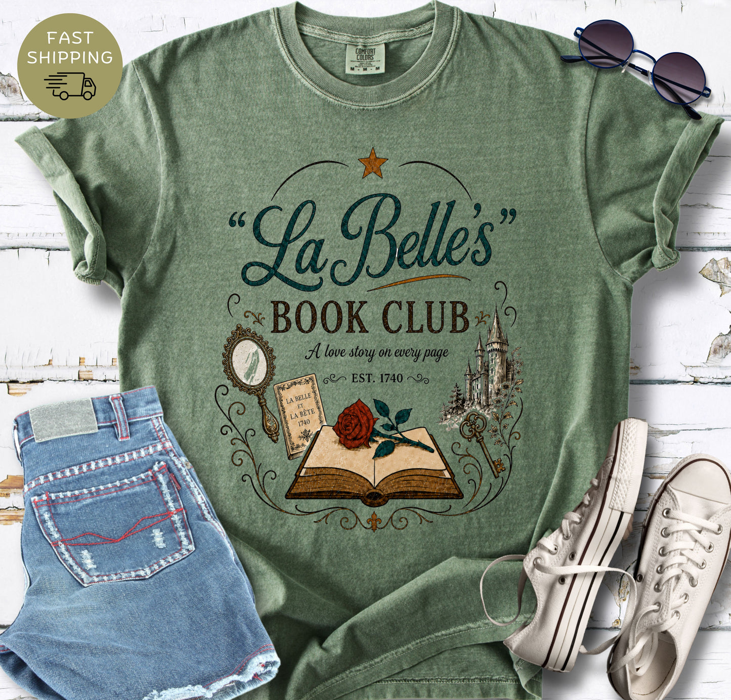 La Belle's Book Club T-shirt