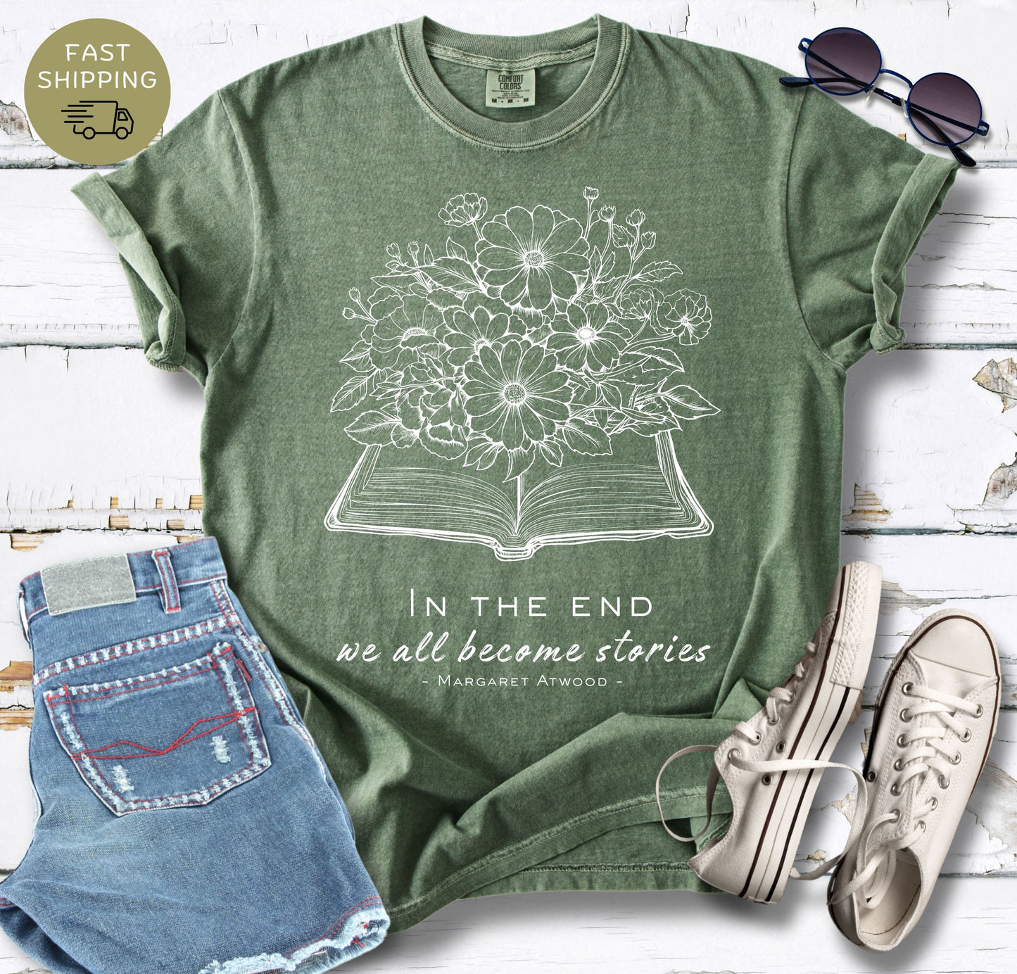 In The End We All Become Stories T-shirt