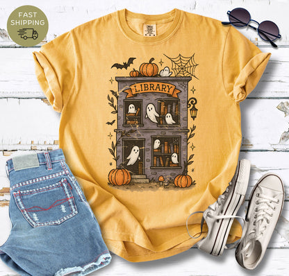 Haunted Library T-shirt