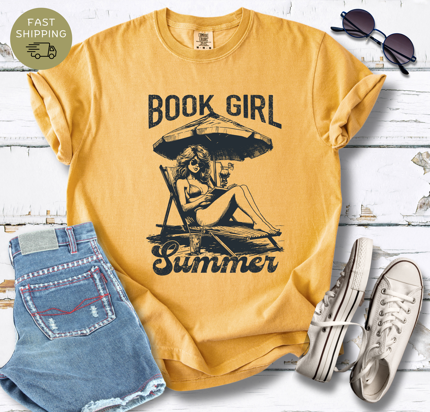 Book Girl Summer V3 T-shirt