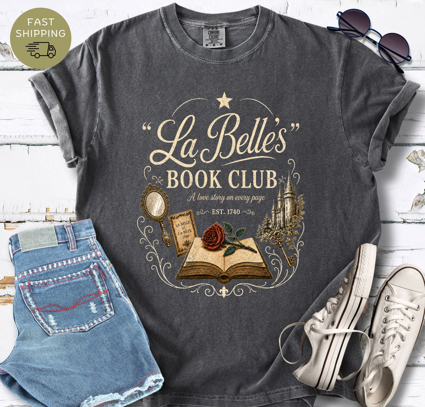 La Belle's Book Club T-shirt