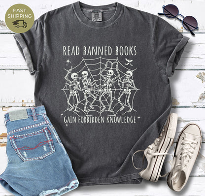 Read Banned Books Halloween T-shirt