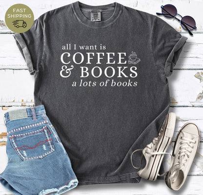Coffee & Books T-shirt