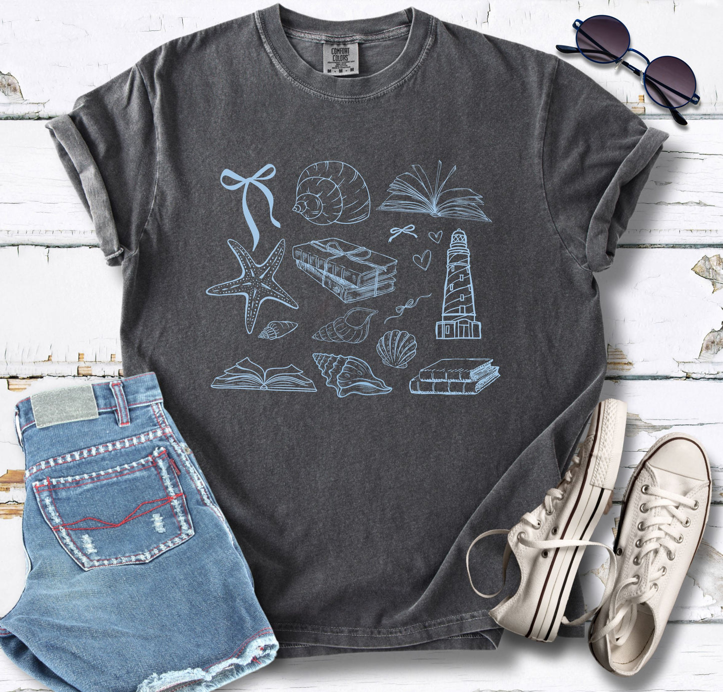 Salty Book Girl T-shirt