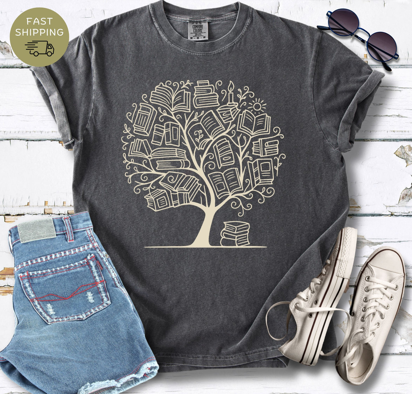 Book Tree T-shirt