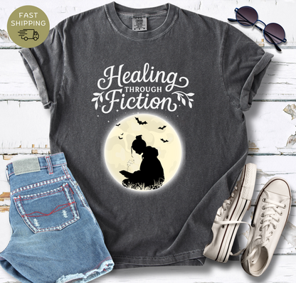 Healing Through Fiction T-shirt