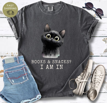 Books & Snacks T-shirt
