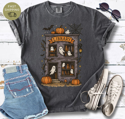 Haunted Library T-shirt