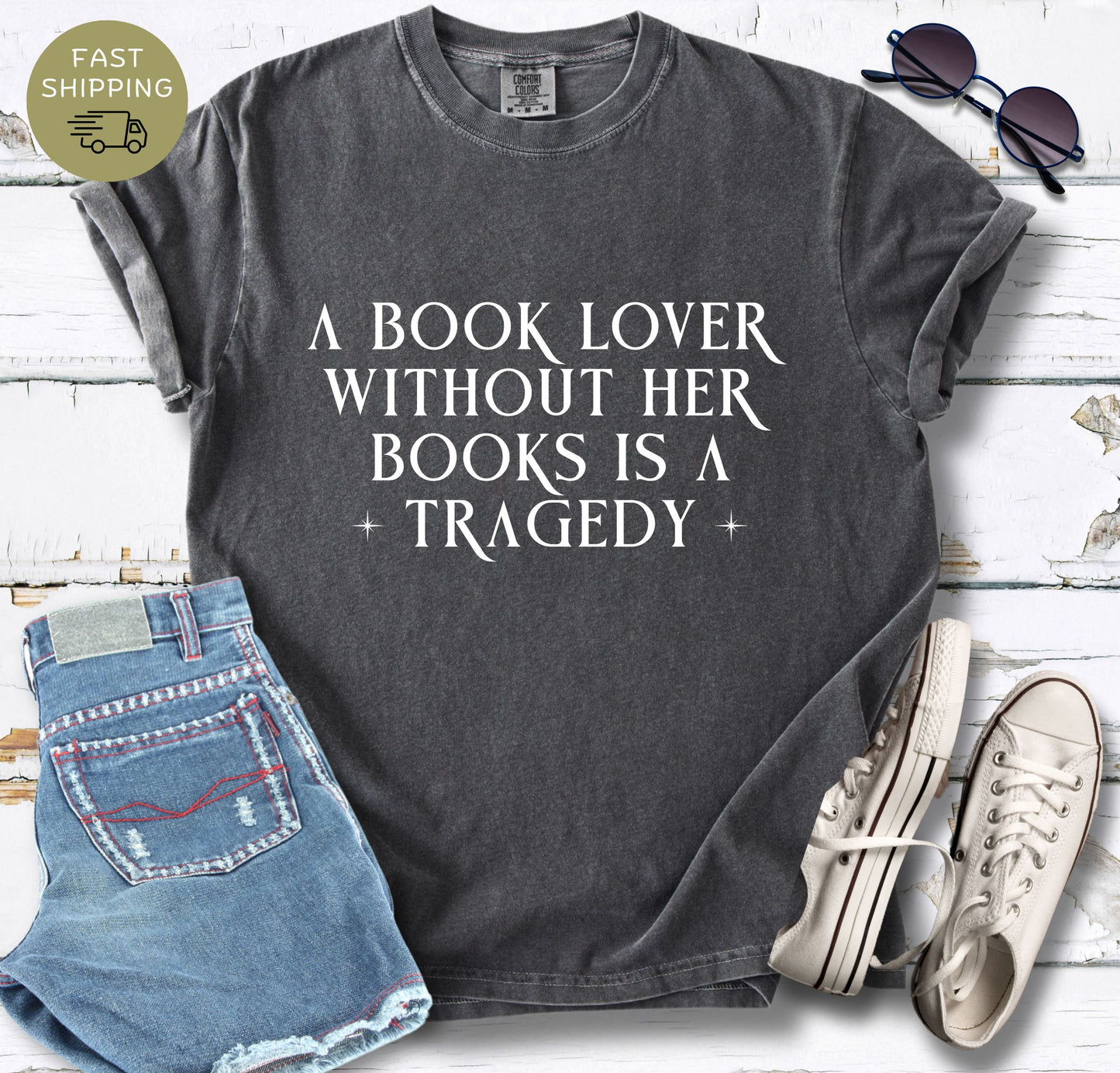 A Book Lover Without Her Books  T-shirt