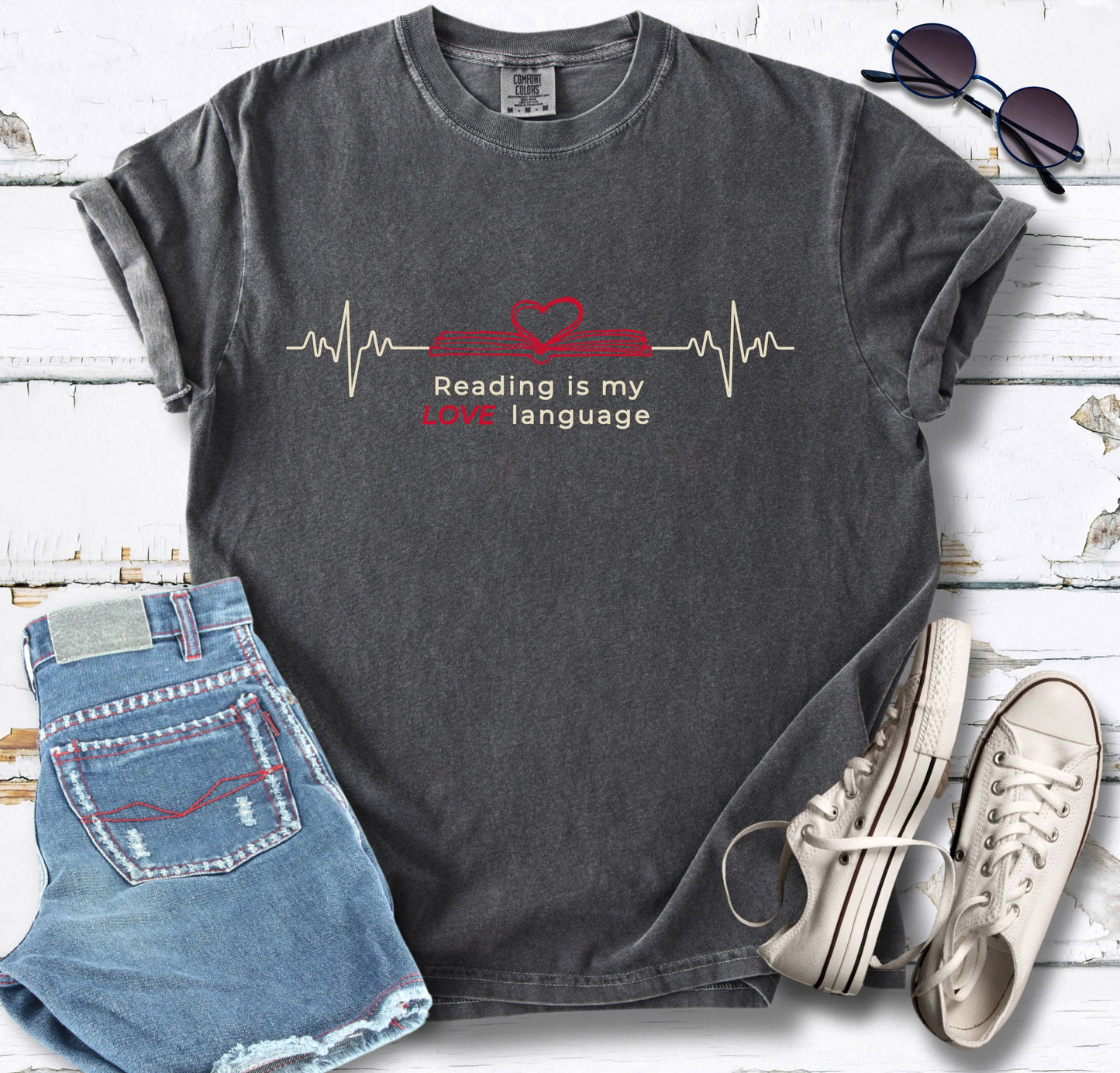 Reading Heartbeat T-shirt