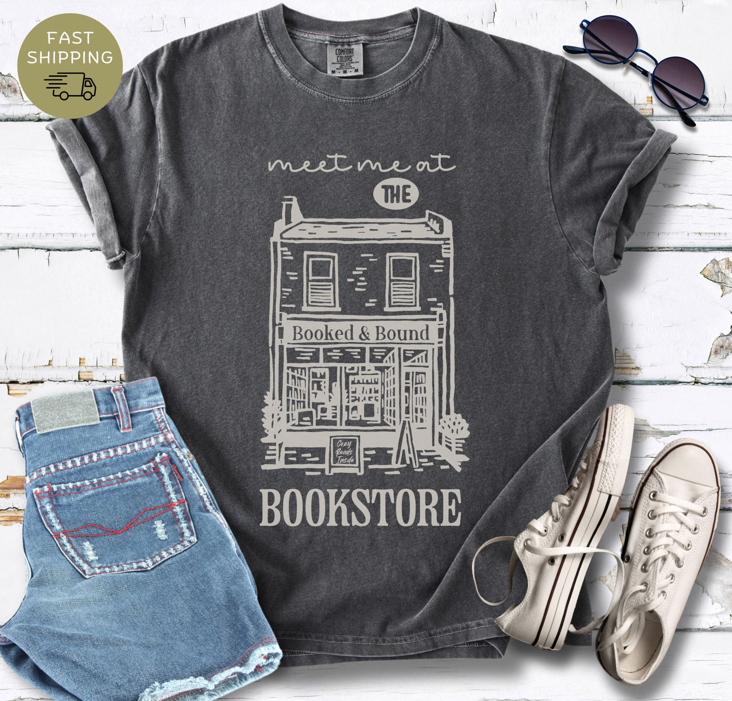 Meet Me at the Bookstore T-shirt