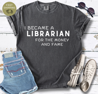 I Became a Librarian  T-shirt