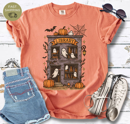 Haunted Library T-shirt