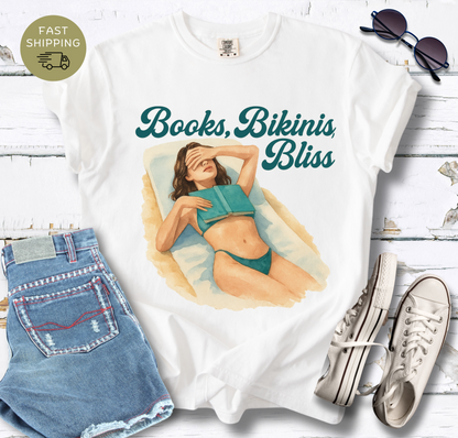 Books, Bikinis, Bliss T-shirt