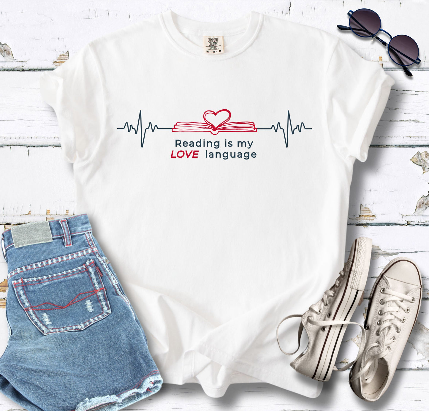 Reading Heartbeat T-shirt