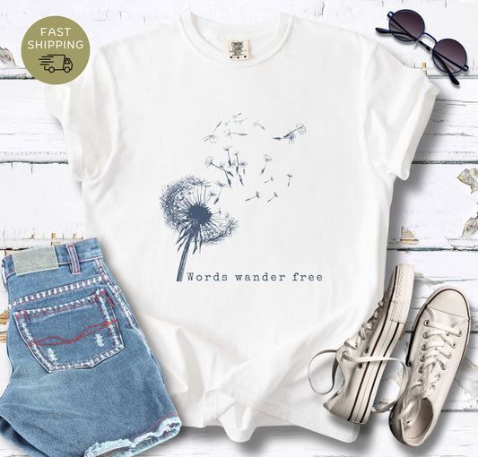 Words Wander Free T-shirt