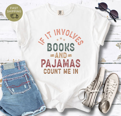 Books and Pajamas T-shirt