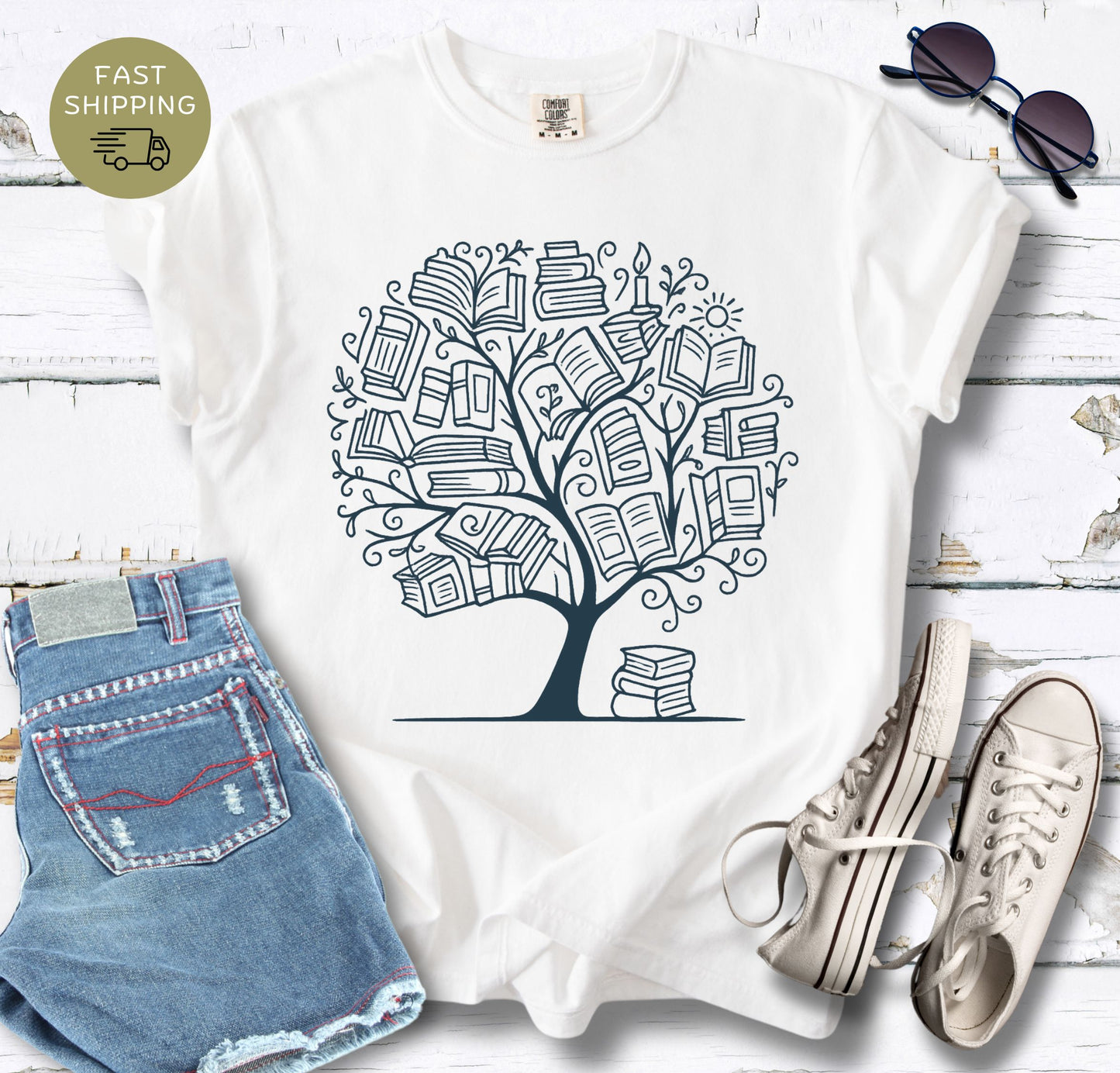 Book Tree T-shirt
