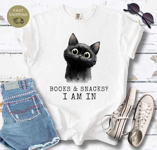 Books & Snacks T-shirt