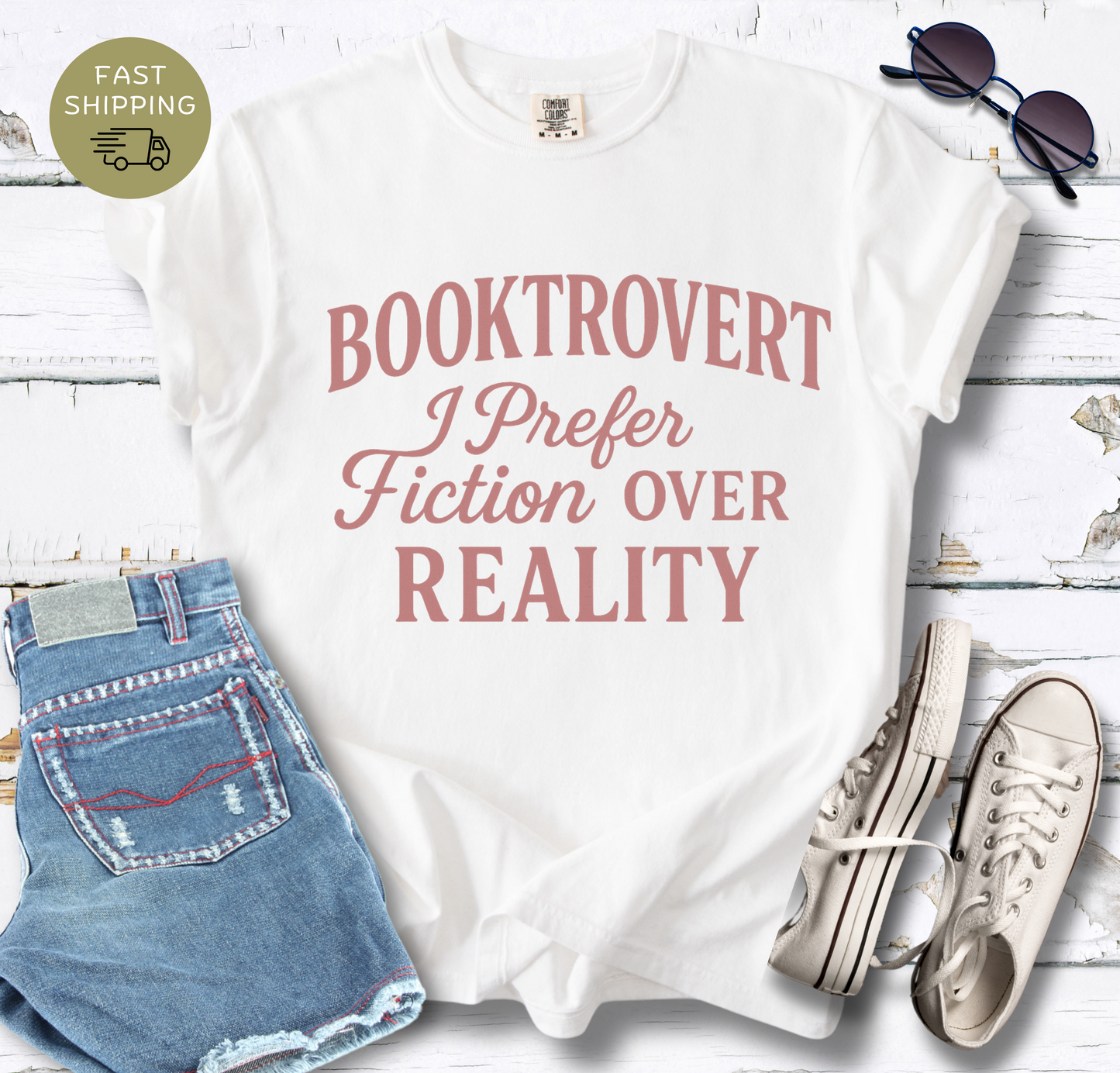 I Prefer Fiction Over Reality T-shirt