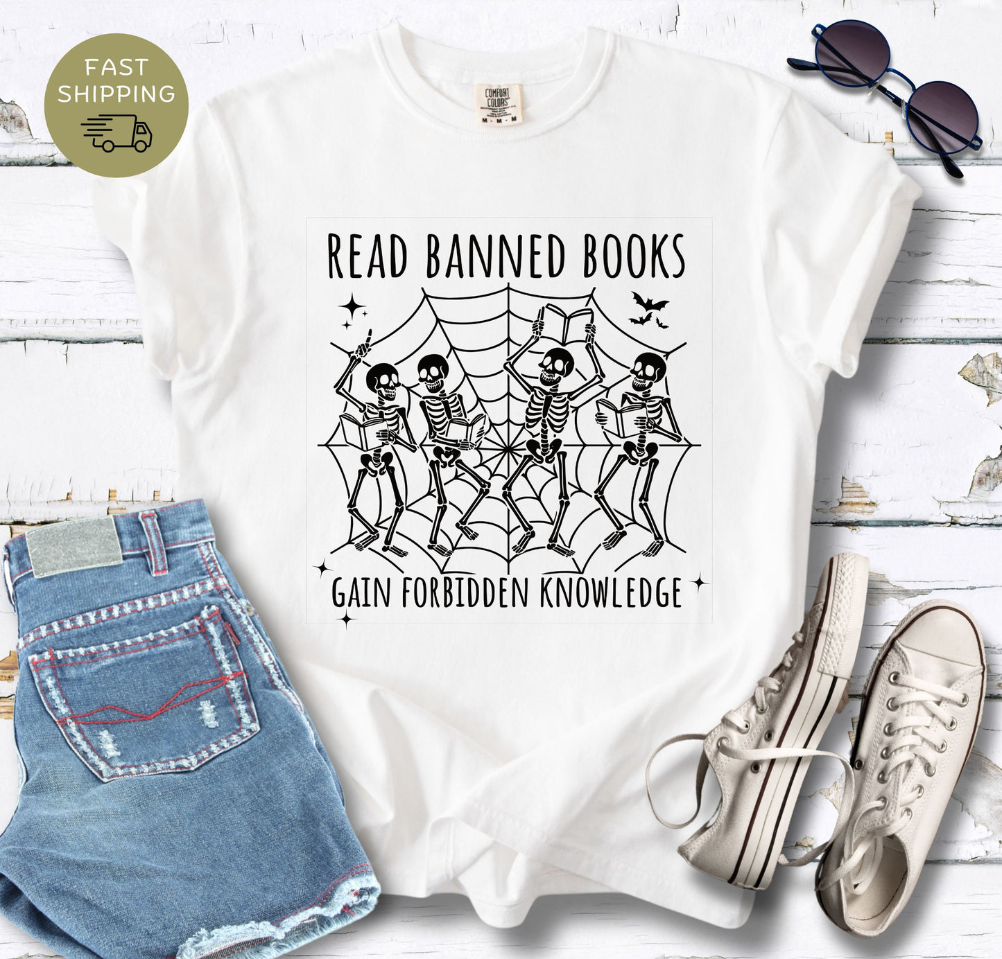 Read Banned Books Halloween T-shirt