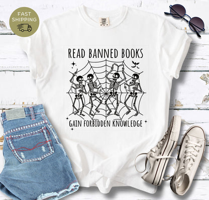 Read Banned Books Halloween T-shirt