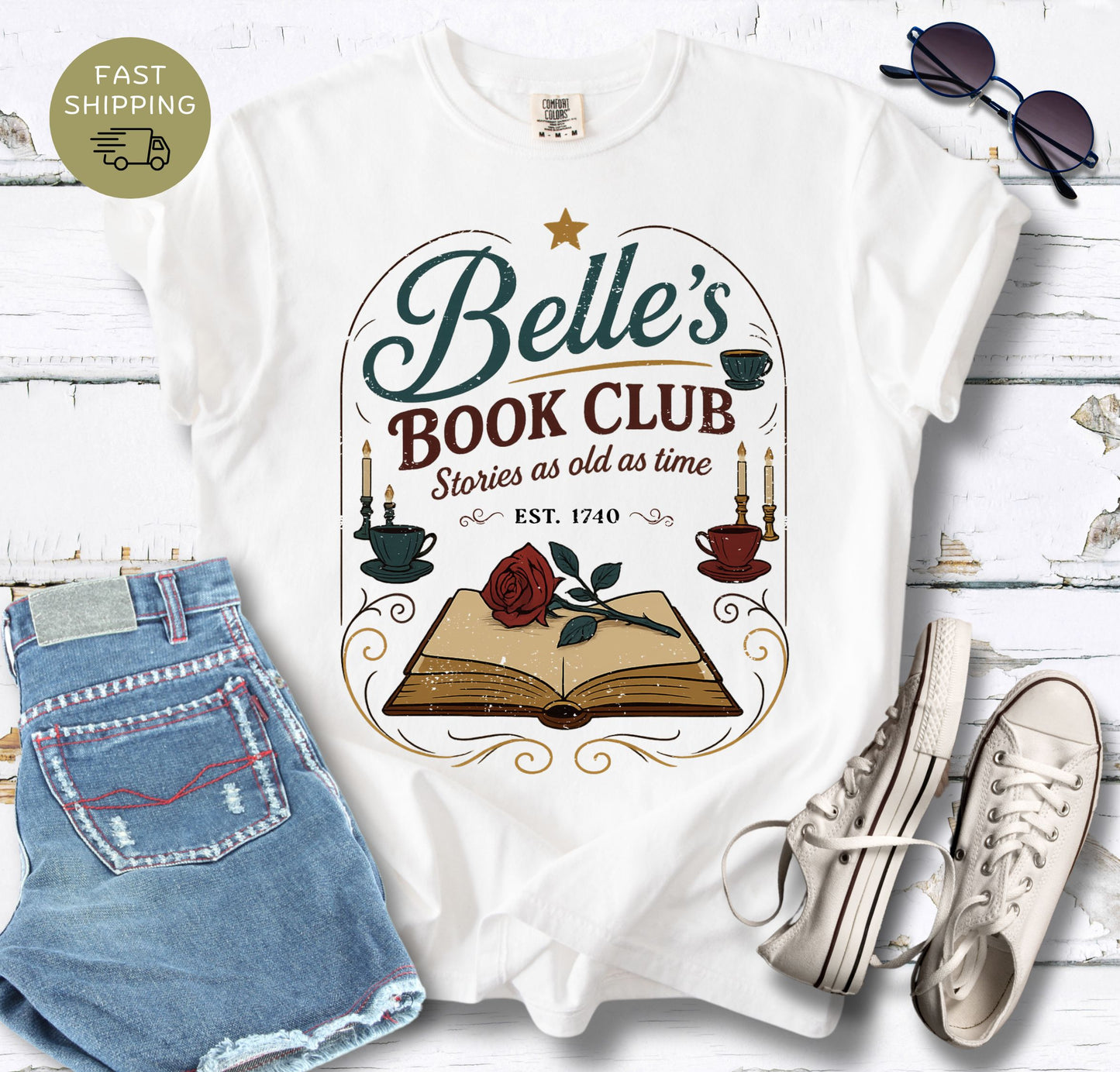Belle's Book Club T-shirt