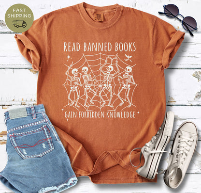 Read Banned Books Halloween T-shirt