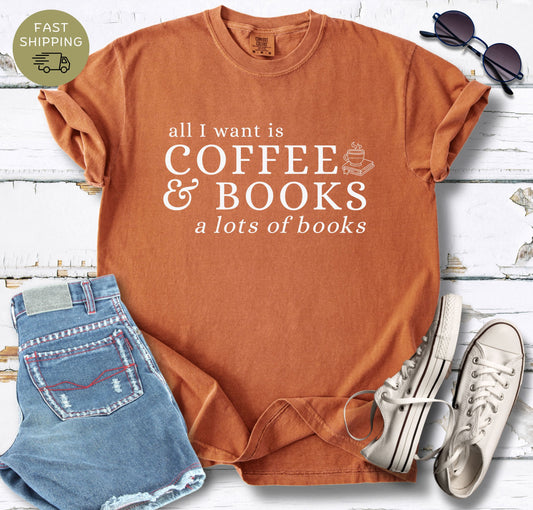Coffee & Books T-shirt
