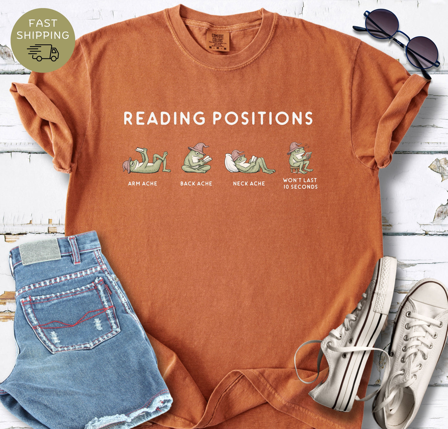Reading Positions T-shirt